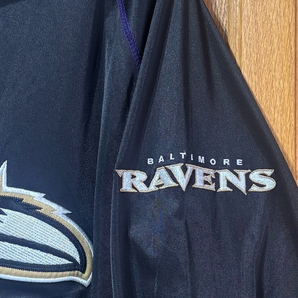 NFL Team Apparel Baltimore Ravens Football Track Jacket Men’s 3XL EUC - Picture 3 of 9